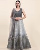 Fancy Heavy Organza Fabric with Elegant Real Mirror & Codding work Lehenga